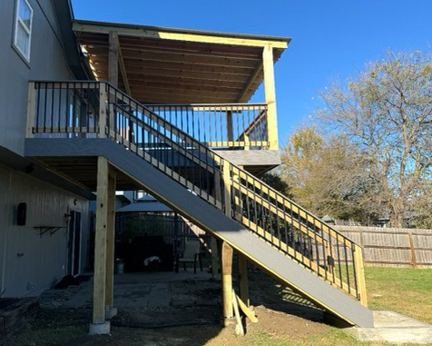 RC Outdoor Living Deck Building Photos 12