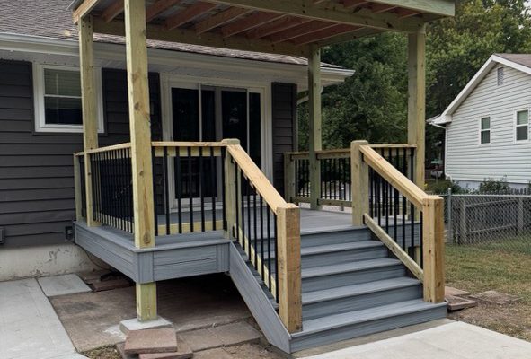 RC Outdoor Living Deck Building Photos 6